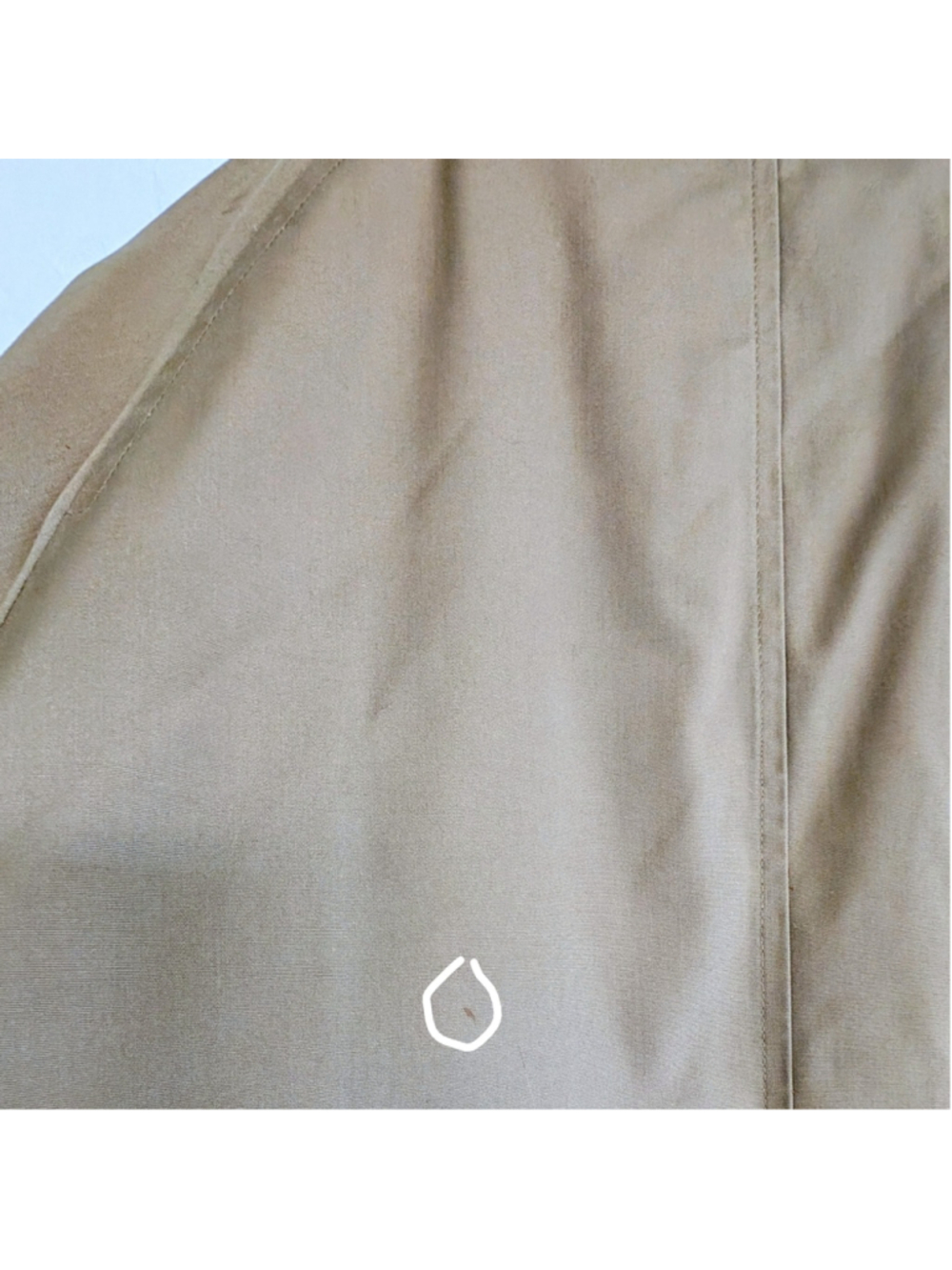 VTG London Fog Maincoats Tan Trench Coat Classic Tailored Overcoat Raincoat - Picture 16 of 16